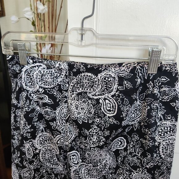 Lauren Ralph Lauren Short Black and White Skirt Sz 8P - Picture 6 of 9